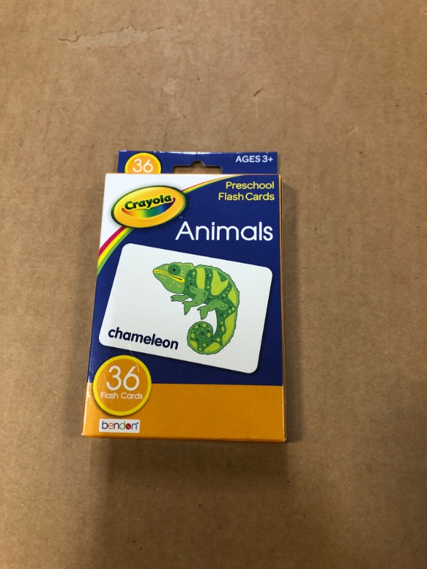 Photo 1 of ****MISC COMBO 3 PACK*  CRAYOLA ANIMAL FLASH CARDS & 2 PACK OF Magic Ink COLOR! Marker - 6pc	