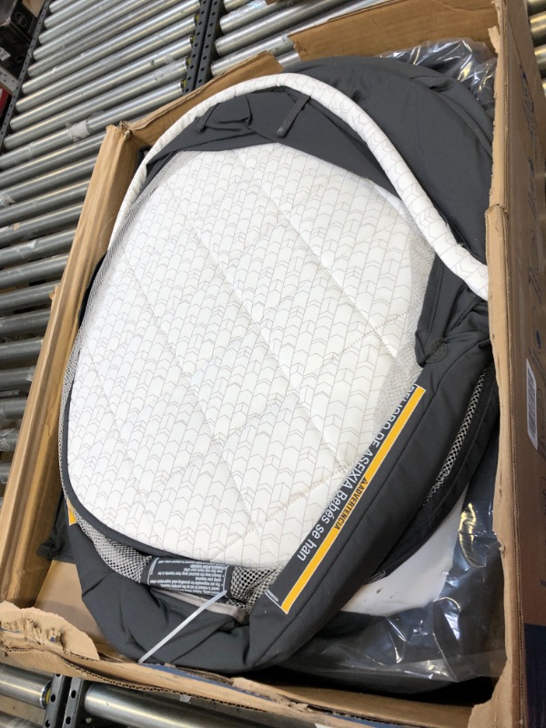 Photo 1 of Graco Pack 'n Play Travel Dome LX Playard | Includes Portable Bassinet, Full-Size Infant Bassinet, and Diaper Changer, Leyton GREY 
