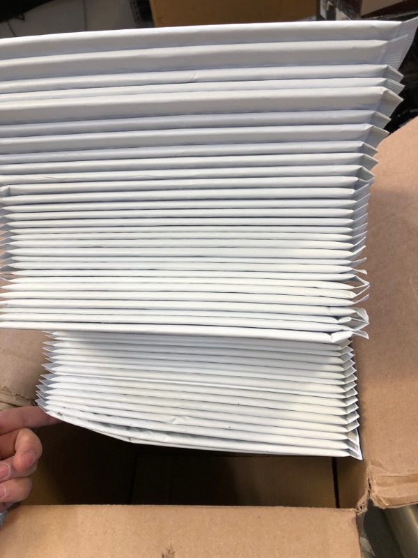 Photo 2 of Sales4Less #4 Poly Bubble Mailers 9.5x14.5 Inches Shipping Padded Envelopes Self Seal Waterproof Cushioned Mailer 50 Pack