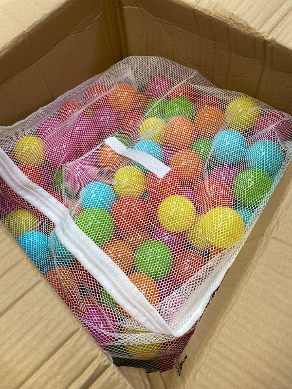 Photo 2 of BalanceFrom 23Inch Phthalate Free BPA Free NonToxic crush Proof Play Balls Pit Balls 6 Bright col