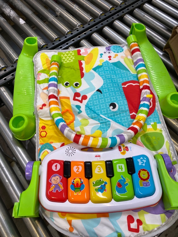 Photo 2 of Fisher-Price Deluxe Kick 'n Play Piano Gym----------string is ripped due to usage 