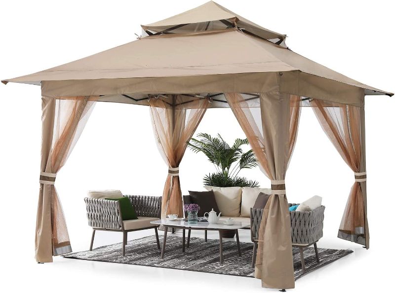 Photo 1 of ABCCANOPY 13'x13' Pop Up Gazebo with Mosquito Netting