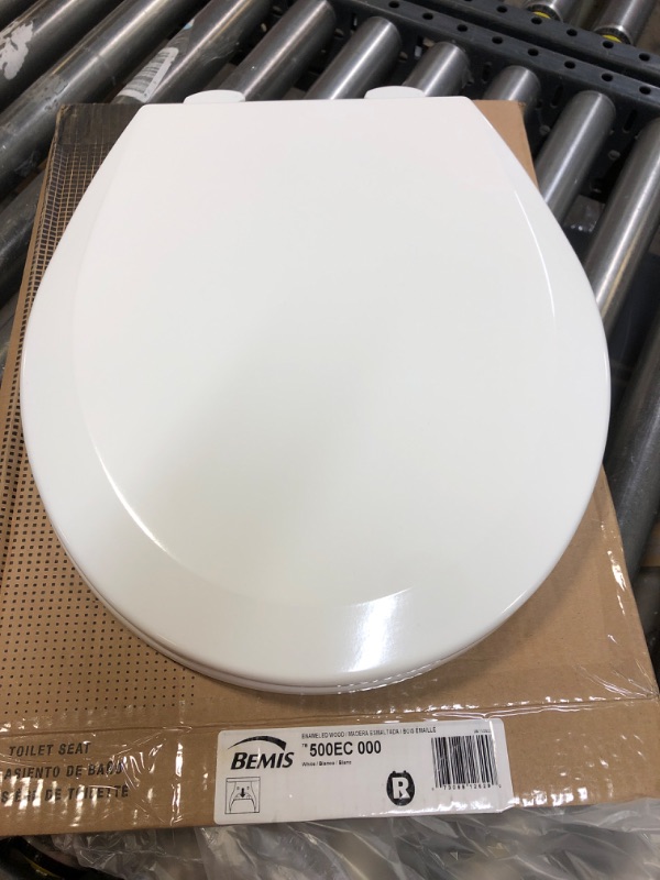 Photo 2 of BEMIS Lift-Off Round Closed Front Toilet Seat in White