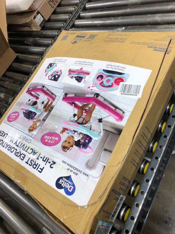 Photo 1 of Delta Children First Exploration 2-in-1 Activity Walker, Orbit