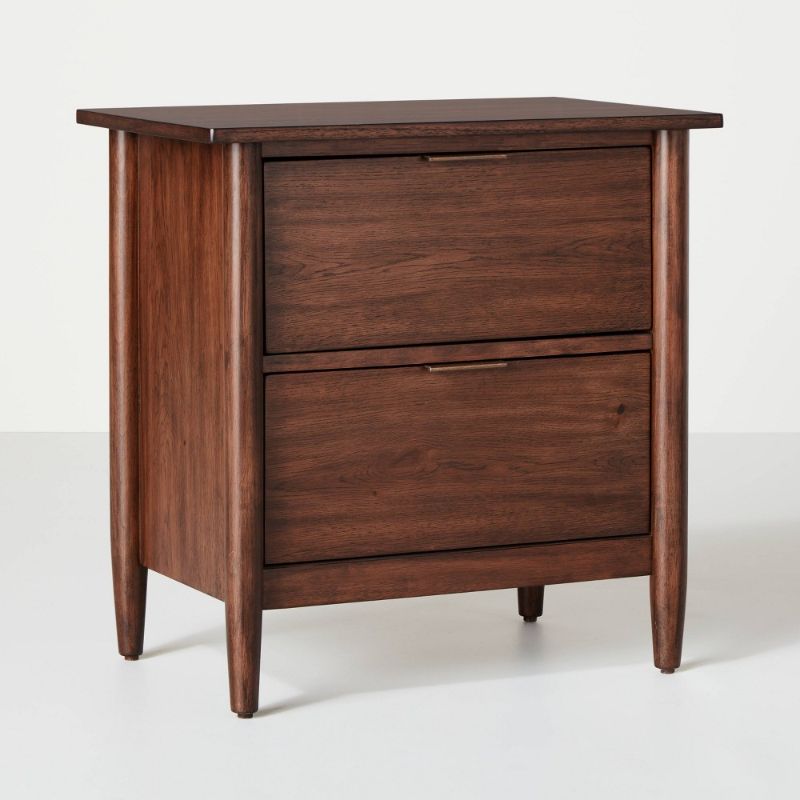 Photo 1 of 2-Drawer Wood Nightstand - Hearth & Hand™ with Magnolia
