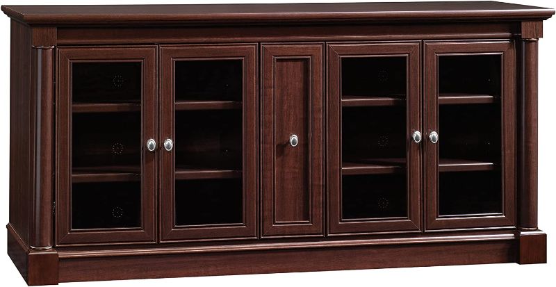 Photo 3 of (BOX NUMBER 1 OF 2)Sauder Palladia Credenza, For TV's up to 70", Select Cherry finish
