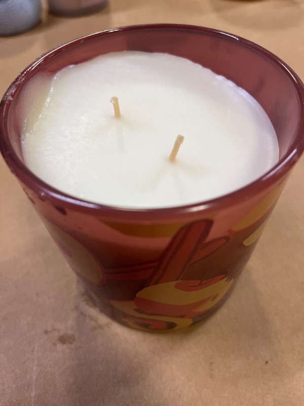 Photo 4 of 15.1oz Honeycrisp Apple Cider Icon Print Candle - Opalhouse™

