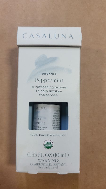 Photo 2 of 0.33 fl oz Organic Peppermint Essential Oil - Casaluna™

