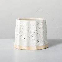 Photo 1 of 11oz Zest Wide Fluted Speckled Ceramic Seasonal Candle - Hearth & Hand™ with Magnolia

