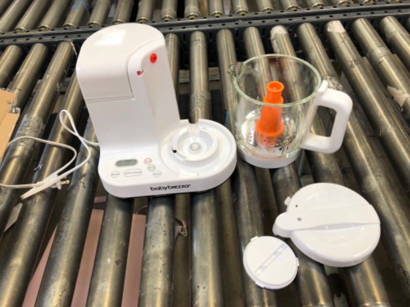 Photo 1 of Baby Brezza One Step Glass Baby Food Maker – Cooker and Blender to Steam and Puree Baby Food for Pouches in Glass Bowl - Make Organic Food for Infants and Toddlers – 4 Cup Capacity
