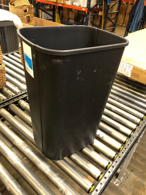 Photo 2 of 13.3gal Pivot Lid Waste Can Black - Room Essentials