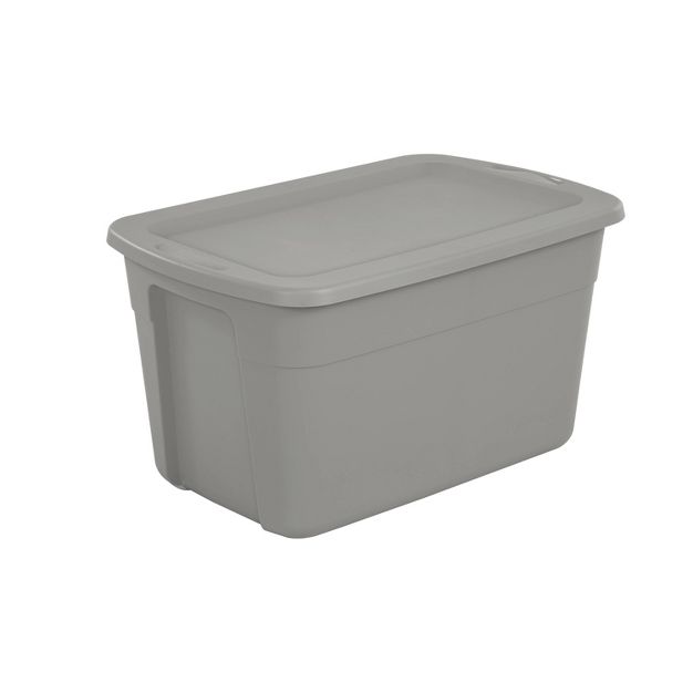 Photo 1 of 30gal Storage Tote Gray - Room Essentials™

