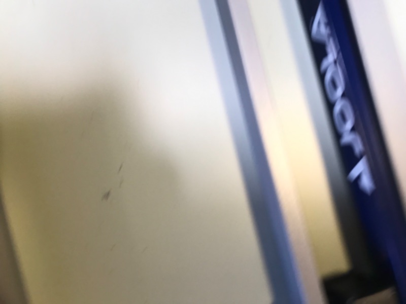 Photo 1 of JOOLA Nova DX Outdoor/Indoor All-Weather Table Tennis Table with Ping Pong Net Set, 6mm Surface, Regulation Size 9' x 5', Blue-------TABLE HAS A FEW SCRATCHES ON THE BACK