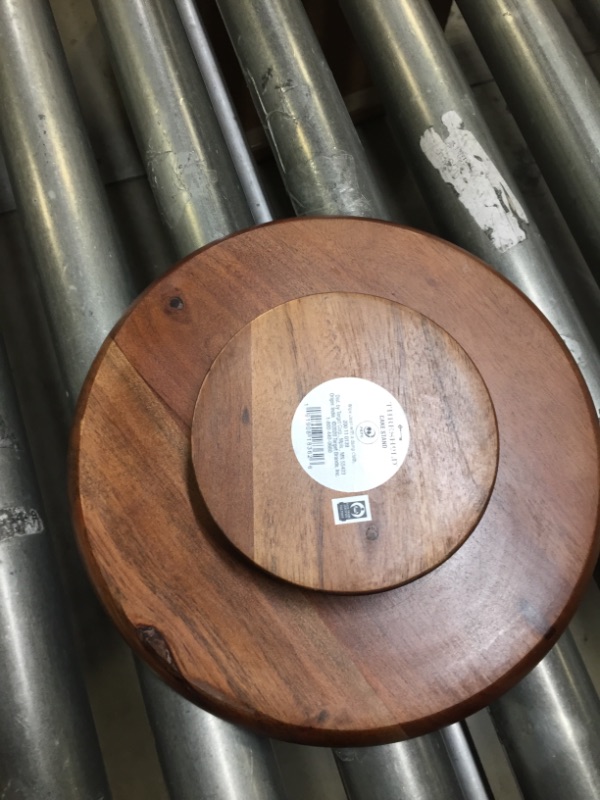 Photo 1 of 10 Wood Cake Stand - Threshold