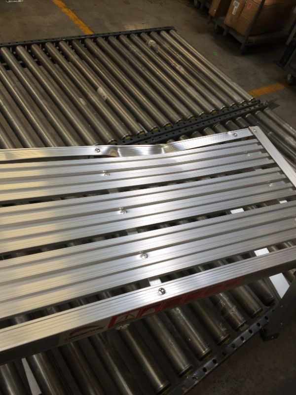 Photo 3 of ATD Tools 10325 Aluminum Heavy-Duty Platform-------left side is bent due to shipping 
