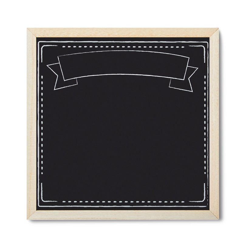 Photo 1 of 12" x 12" First day of School Square Sign with Wood border - Mondo Llama™---PACK OF 2