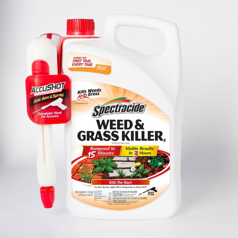 Photo 1 of 1.33gal Weed & Grass Killer AccuShot Sprayer - Spectracide

