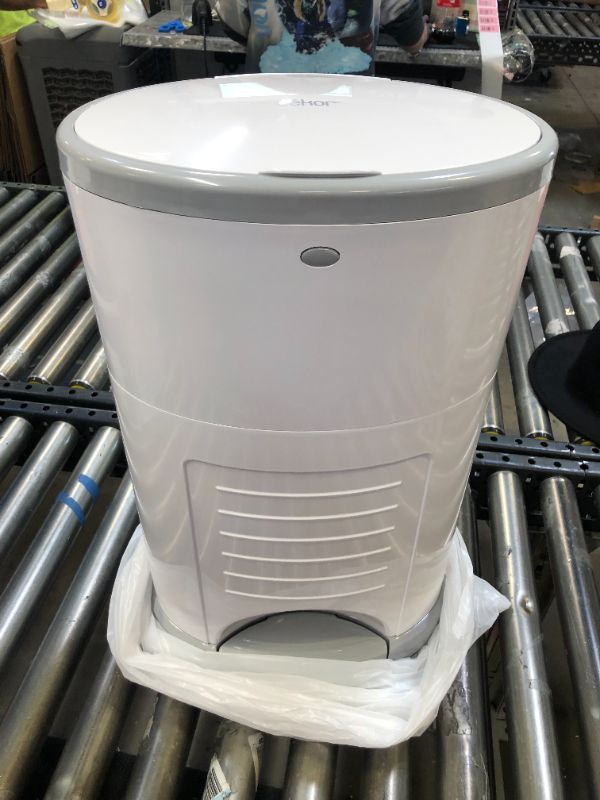 Photo 1 of Dekor Plus Hands Free Diaper Pail - White
