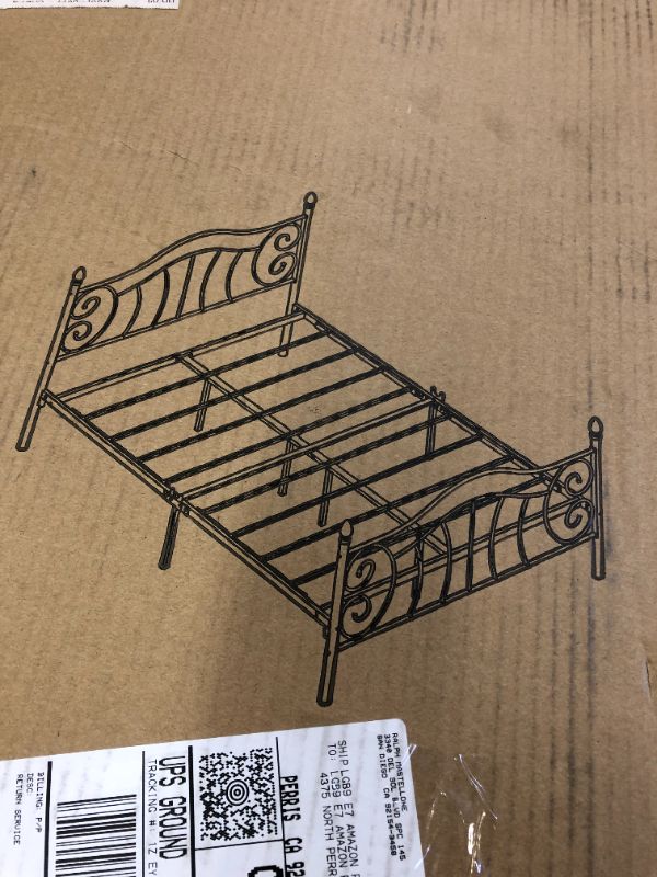 Photo 1 of BED FRAME BLK TWN 