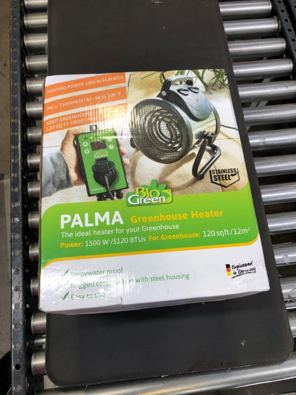 Photo 2 of Bio Green Pal 2.0/USDT Palma Greenhouse Heater Incl. Digital THERMOSTA--DOES NOT HEAT MOTOR STILL IS FUNCTIONAL