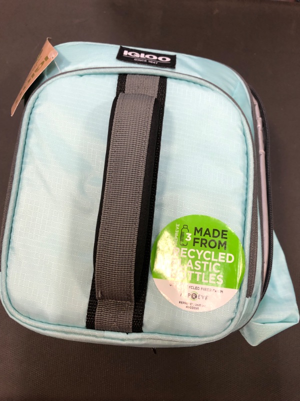 Photo 2 of ****2 PACK****Igloo Hot Brights Vertical Lunch Bag - Mint	