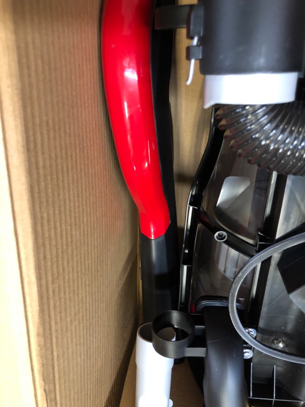 Photo 4 of ****MAJOR DAMAGE TO PACKAGING****Dirt Devil Endura Express Compact Upright Vacuum Cleaner - Black/Red