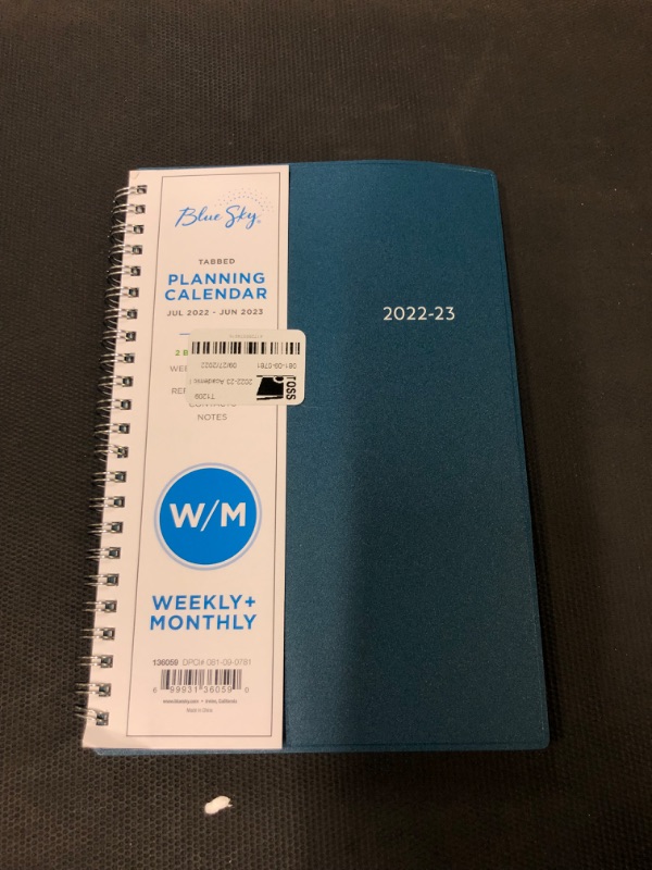 Photo 7 of ****5 PACK**** 2022-23 Academic Planner Weekly/Monthly  Pepper - Cambridge	***MISC COLORS***
