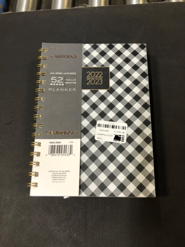 Photo 5 of ****5 PACK**** 2022-23 Academic Planner Weekly/Monthly  Pepper - Cambridge	***MISC COLORS***