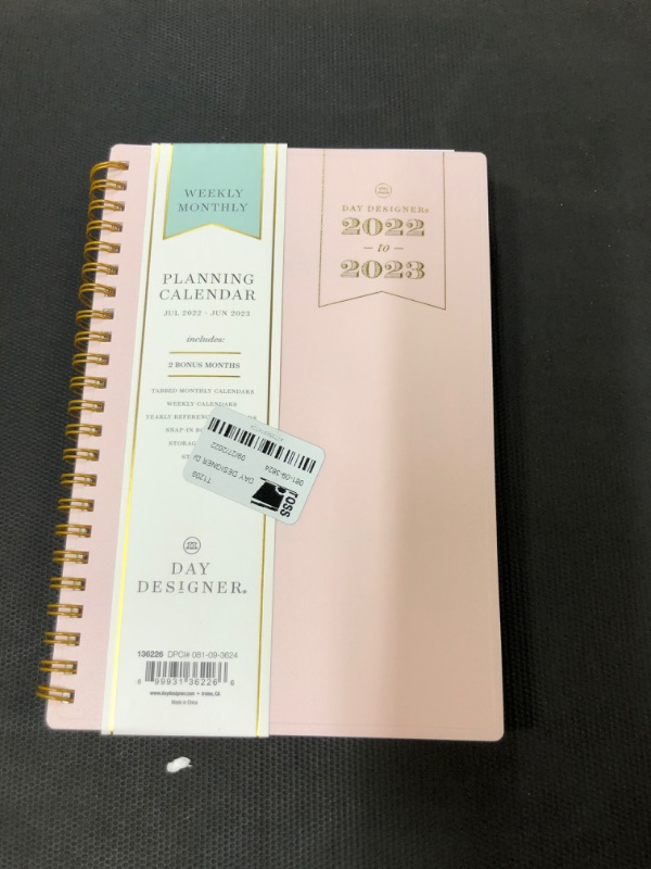 Photo 3 of ****5 PACK**** 2022-23 Academic Planner Weekly/Monthly  Pepper - Cambridge	***MISC COLORS***