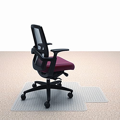 Photo 1 of Dimex Clear Edge Office Chair Mat for Carpeted Floors 45 x 53 inches wide Durable PVC Office Chair Mat 
