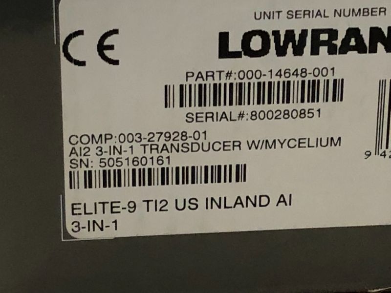 Photo 9 of Lowrance Elite-9 Ti2-9-inch Fish Finder Active Imaging 3-in-1Transducer, Wireless Networking, Real-Time Map Creation Preloaded C-MAP US