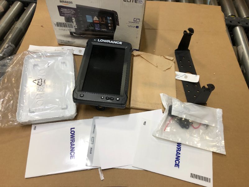 Photo 2 of Lowrance Elite-9 Ti2-9-inch Fish Finder Active Imaging 3-in-1Transducer, Wireless Networking, Real-Time Map Creation Preloaded C-MAP US