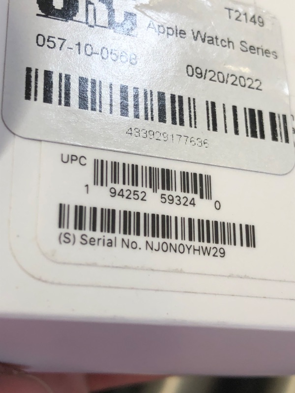Photo 1 of Apple Watch Series 7 (GPS) 45mm with Midnight Sport Band

