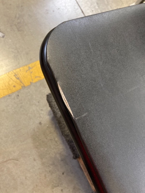 Photo 1 of 34" x 34" Folding Table Black - Plastic Dev Group