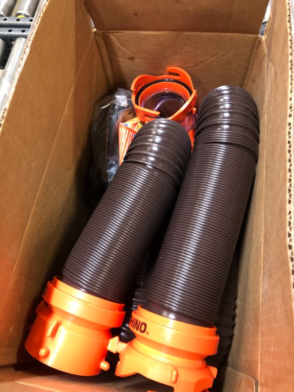 Photo 2 of Camco 39742 RhinoFLEX 20' RV Sewer Hose Kit with Swivel Fitting