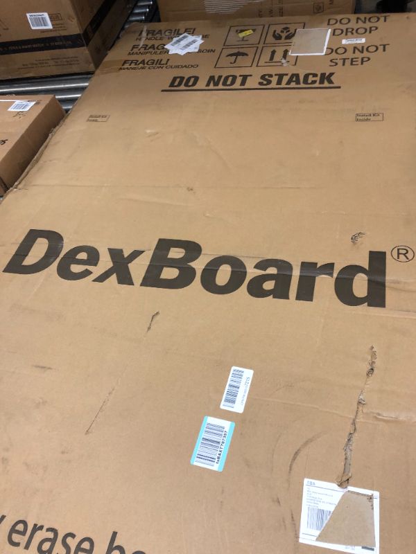 Photo 1 of DexBoard Large 72 x 40-in Magnetic Dry Erase Board with Pen Tray Wall-Mounted Aluminum Whiteboard Message Presentation Memo White Board for Office Home and School (72" x 40")