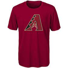 Photo 1 of Youth Arizona Diamondbacks Red Primary Logo Team 26 T-Shirt Large
