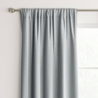 Photo 1 of 1pc Room Darkening Heathered Thermal Window Curtain Panel - Room Essentials  84"
