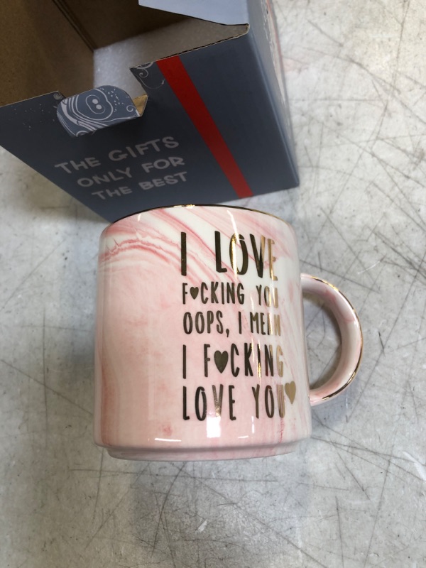 Photo 2 of Birthday Gifts for Women, Funny Gifts for Your Girlfriend, Wife, Mom, Sister, Best Friends, Marble Ceramic Coffee Mug 12 oz, Unique Gifts for Christmas, Valentine's Day, Mother's Day, Anniversary