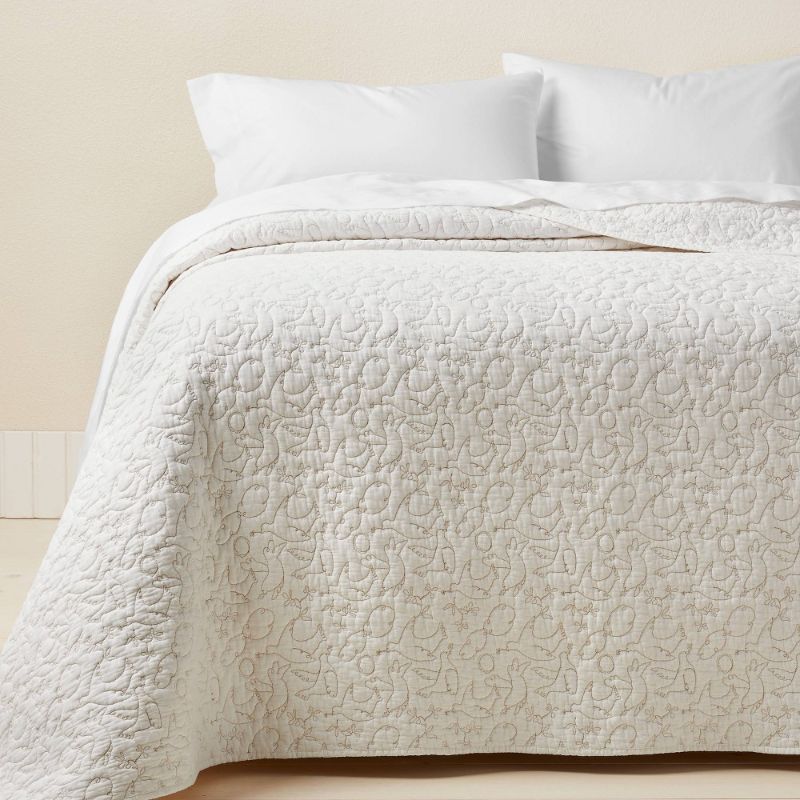 Photo 1 of Dove Stitch Quilt - Opalhouse™ Designed with Jungalow™
