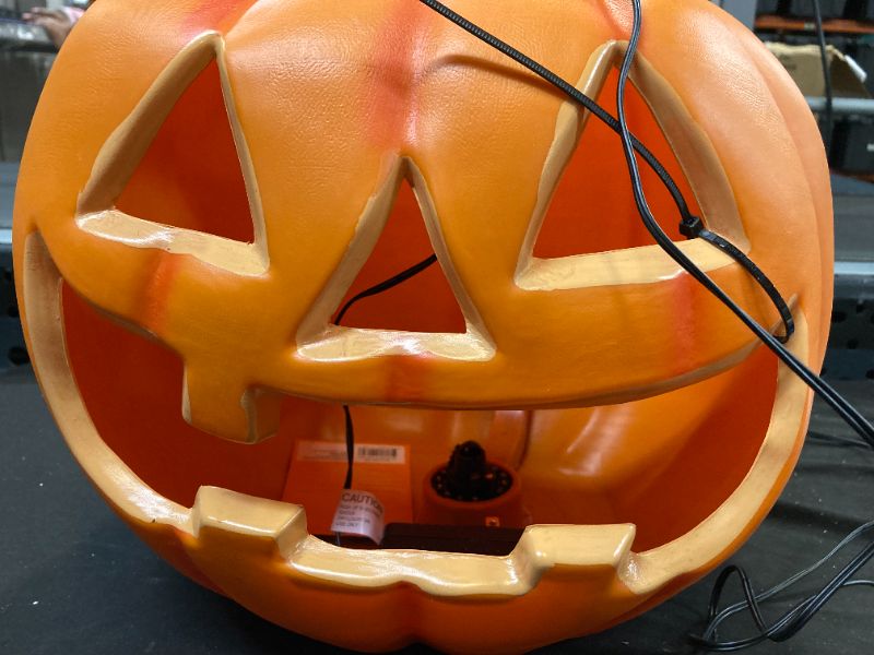 Photo 5 of 14 3D Jack-O-Lantern Electronic Mister Halloween Decorative Prop - Hyde  EEK! Boutique