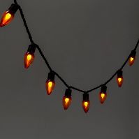 Photo 1 of 20ct LED Halloween String Lights Orange Flicker - Hyde & EEK! Boutique™

