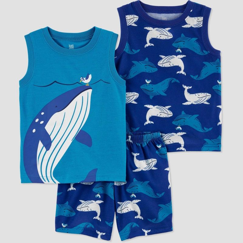 Photo 1 of Baby Boys' 3pc Whale Pajama Set - Just One You® Made by Carter's
 size 18m 