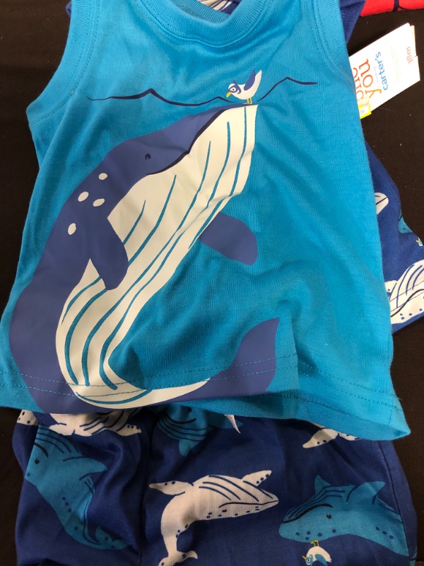 Photo 1 of Baby Boys' 3pc Whale Pajama Set - Just One You® Made by Carter's
 size 18m 