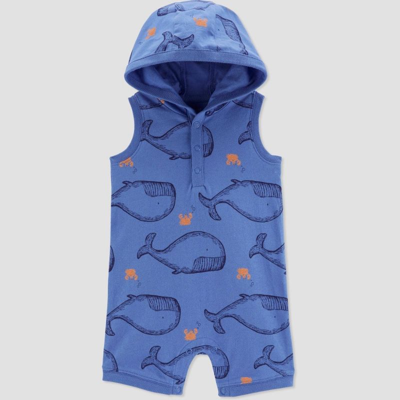 Photo 1 of Baby Boys' Whale Romper - Just One You® Made by Carter's
