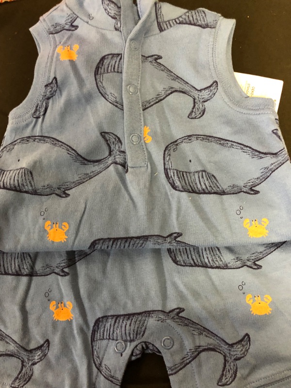 Photo 2 of Baby Boys' Whale Romper - Just One You® Made by Carter's
