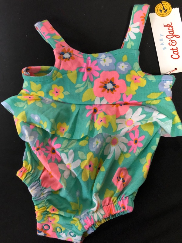 Photo 2 of Baby Girls' Floral Romper - Cat & Jack™
--size nb 
