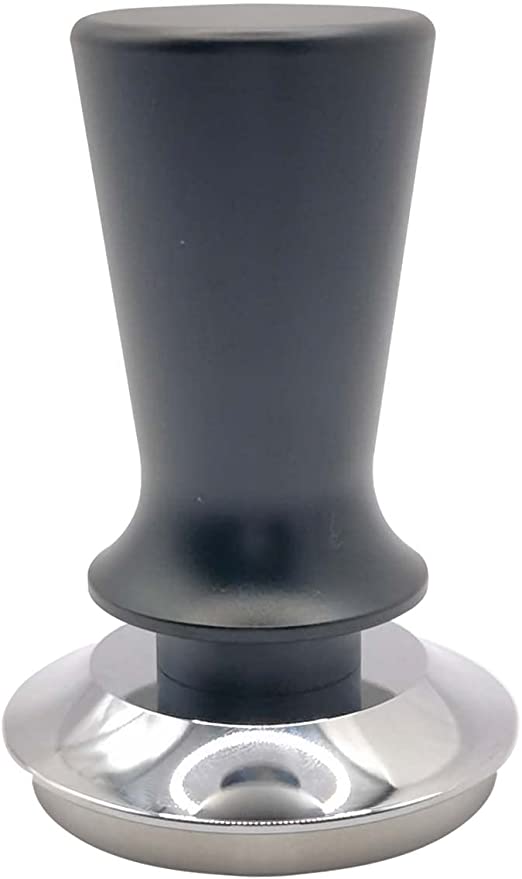 Photo 1 of 51mm Espresso Tamper for Espresso Machine Accessories with Calibrated Spring Loaded, Stainless Steel Flat Base Espresso Coffee Barista Hand Calibrated Tamper Tools, Black
