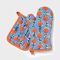 Photo 1 of 2pc Cotton Oven Mitt and Pot Holder - Threshold™