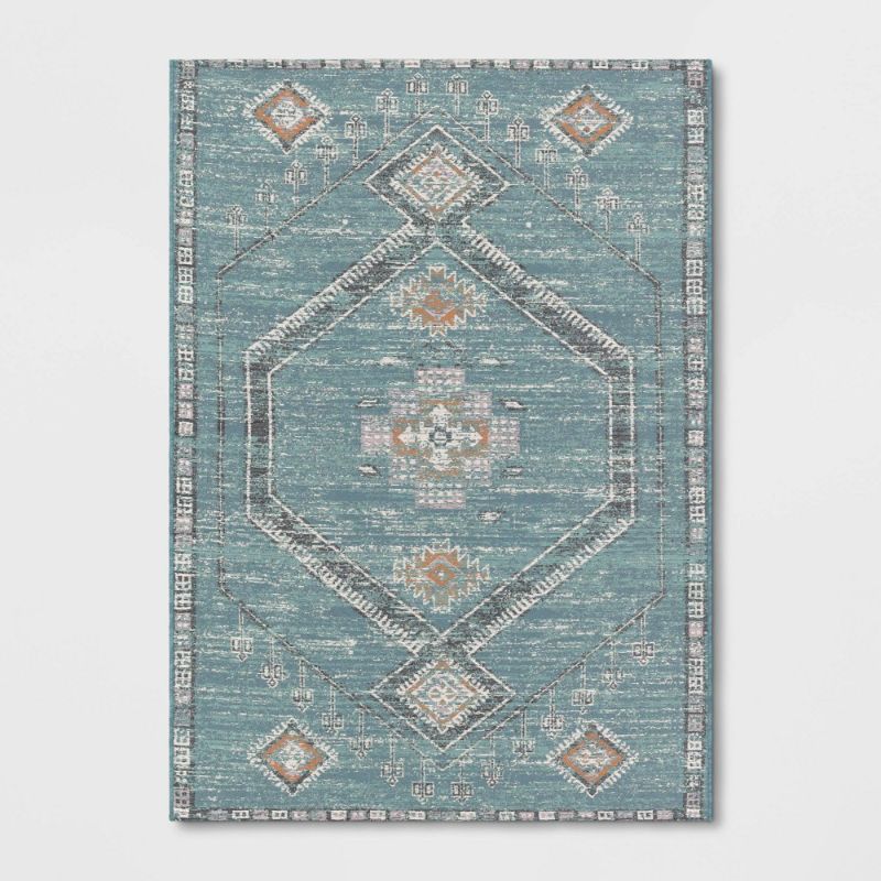 Photo 1 of 5' X 7' Sunset Moroccan Tapestry Outdoor Rug - Opalhouse™
